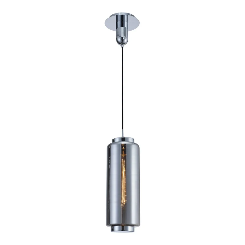 Mantra Jarras Lámpara de techo colgante cromo/grafito Ø17cm 6197