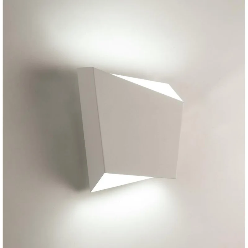 Mantra Asimetric Lámpara de pared aplique blanco 6220