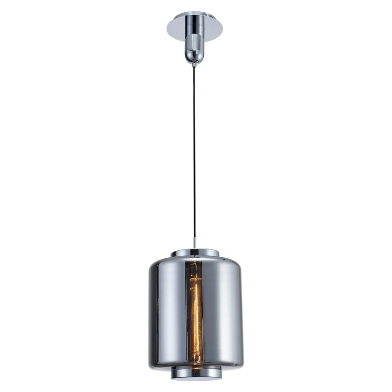 Mantra Jarras Lámpara de techo colgante cromo/grafito Ø30cm 6194