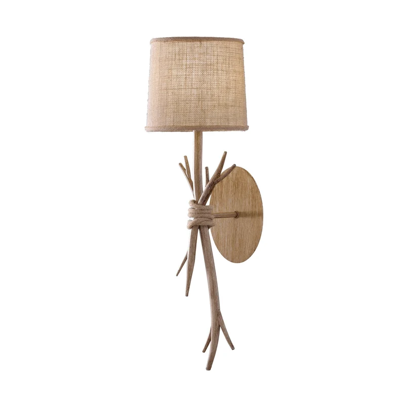 Mantra Sabina Lámpara de pared aplique imitación madera 6180
