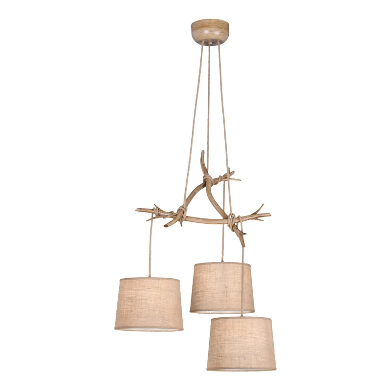 Mantra Sabina Lámpara de techo colgante imitación madera 6176