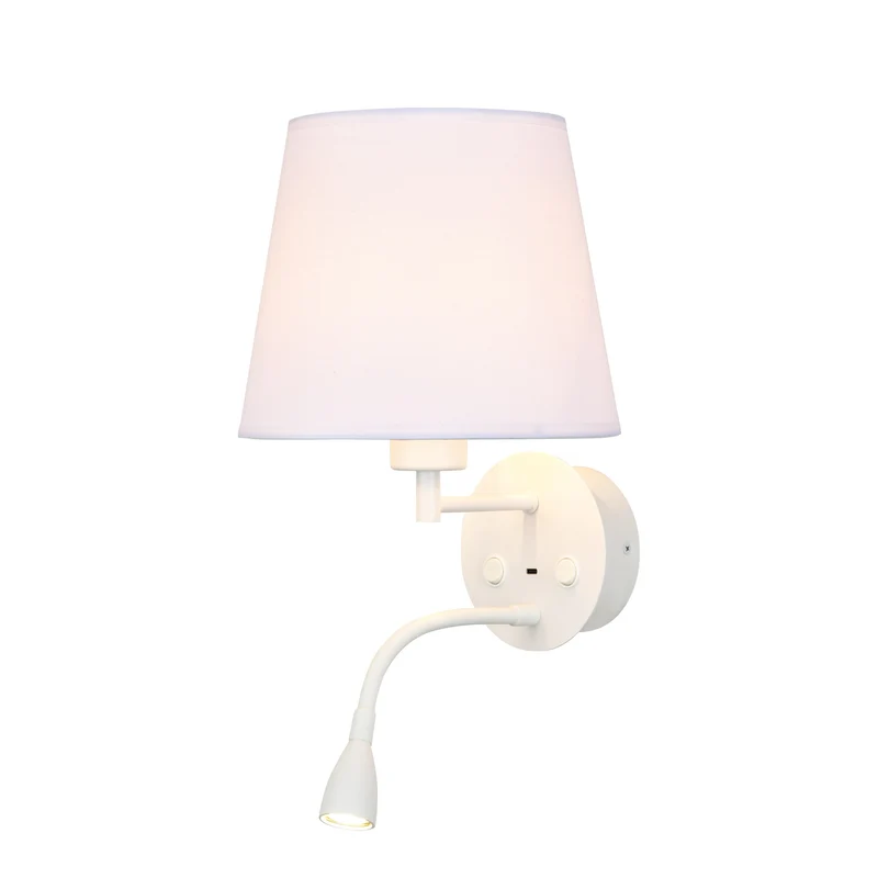Mantra Caicos Lámpara de pared aplique blanco mate 6091