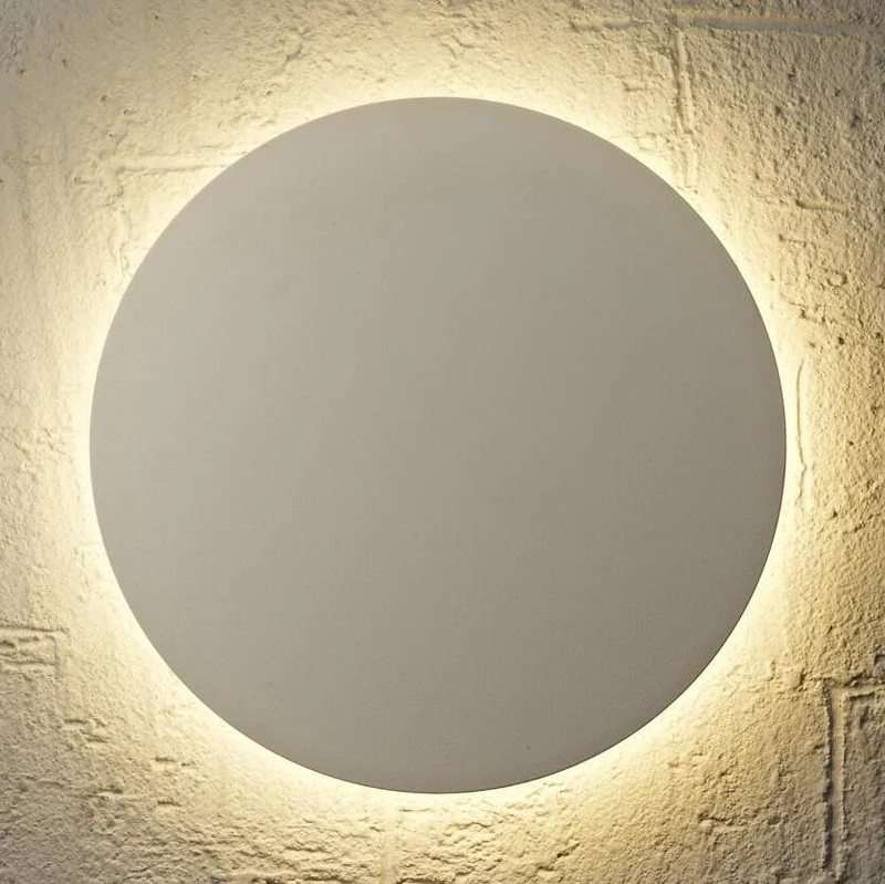 Mantra Bora Bora lámpara de pared aplique LED blanco mate Ø27cm C0117 para dormitorio y pasillo