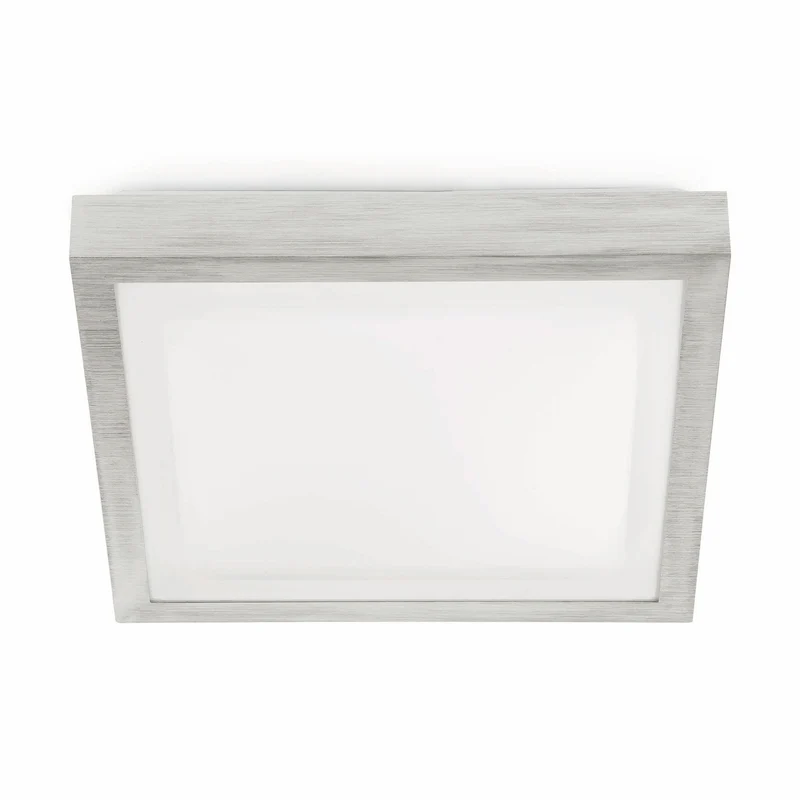 Lámpara de pared aplique Faro Tola E27 LED gris IP44 62983