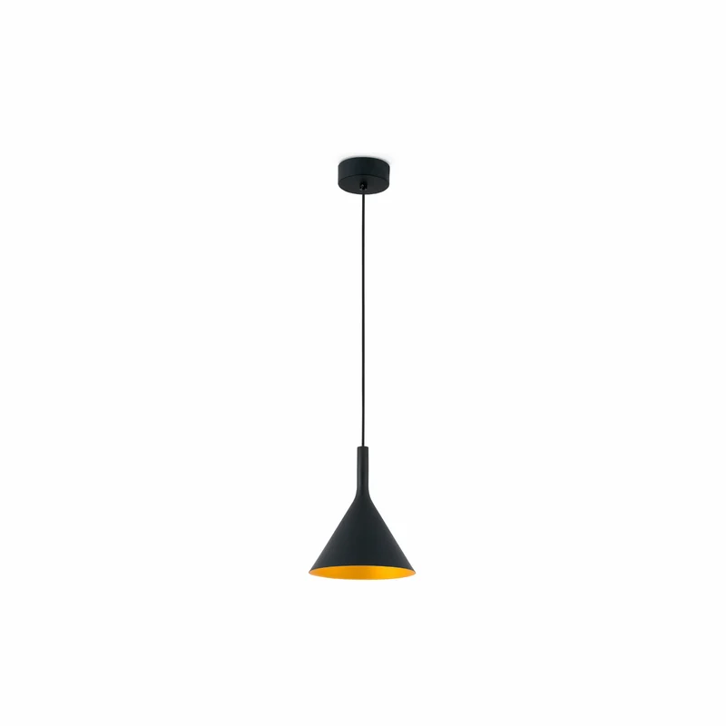 Lámpara de techo colgante Faro Pam LED oro 3000K 64160