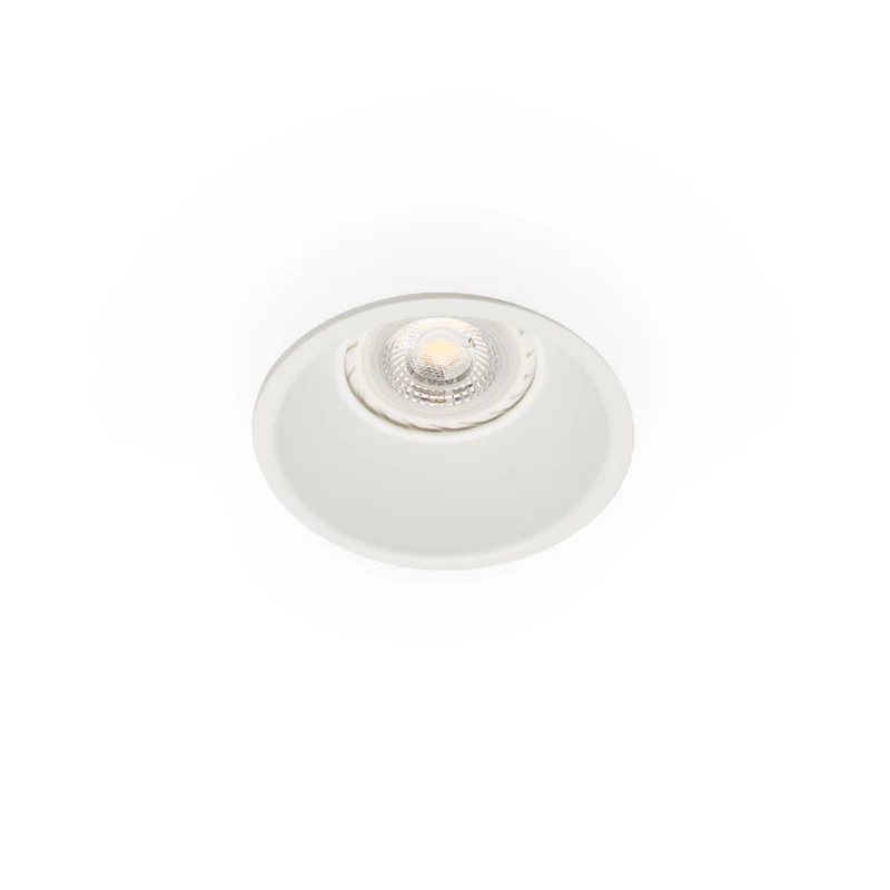 Downlight empotrable de techo Faro Gas GU10 LED blanco mate IP20 43404
