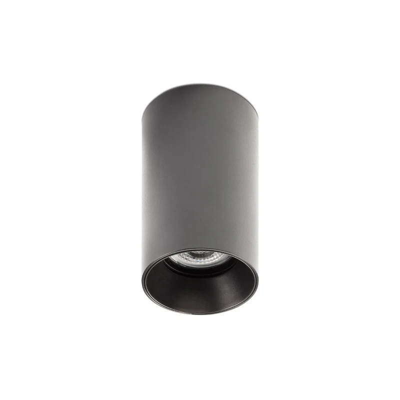 Plafón de techo Faro Stan GU10 LED negro mate 43747