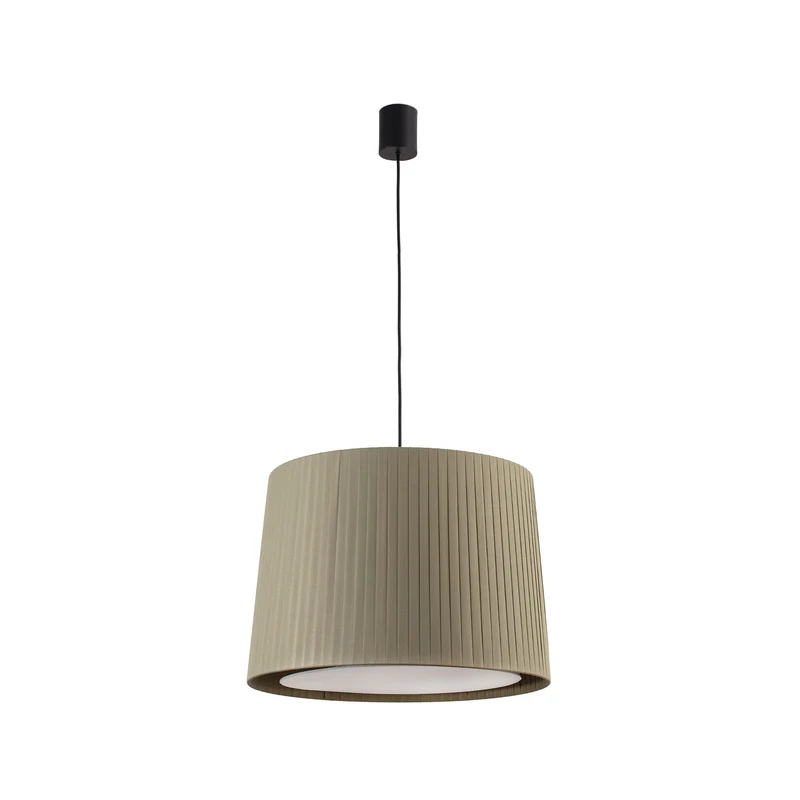 Lámpara de techo colgante Faro Samba grande E27 LED verde 64315-46