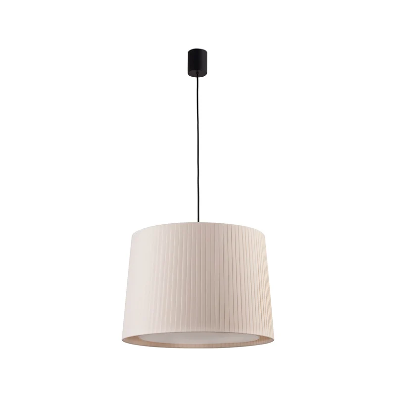 Lámpara de techo colgante Faro Samba grande E27 LED beige 64315-44