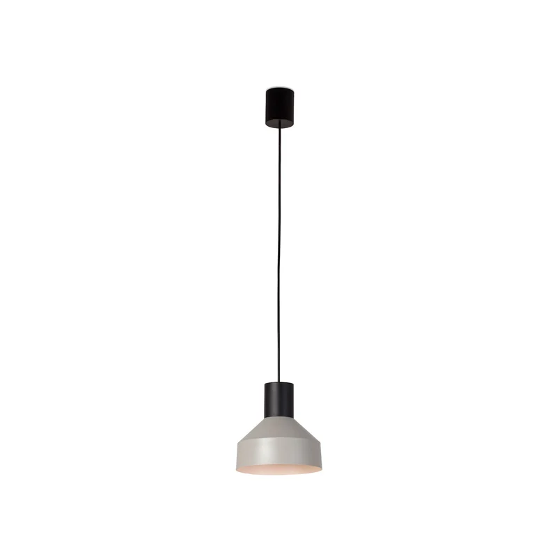 Lámpara de techo colgante Faro Kombo E27 LED gris 68593-1L