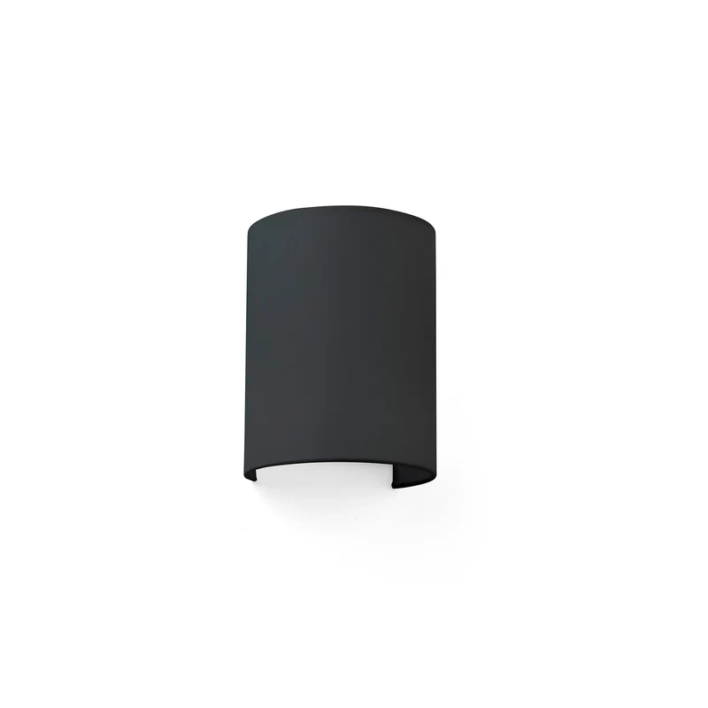 Lámpara de pared aplique Faro Cotton 1 luz E27 LED negro 66408
