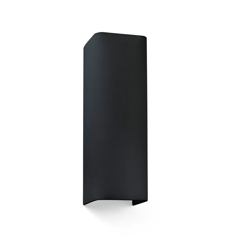 Lámpara de pared aplique Faro Cotton 2 luces E27 LED negro 66406
