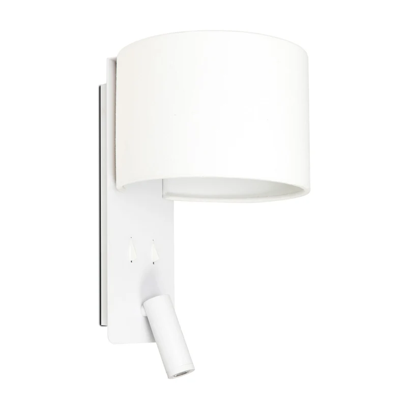 Lámpara de pared aplique Faro Fold con lector E27 LED blanco 64304
