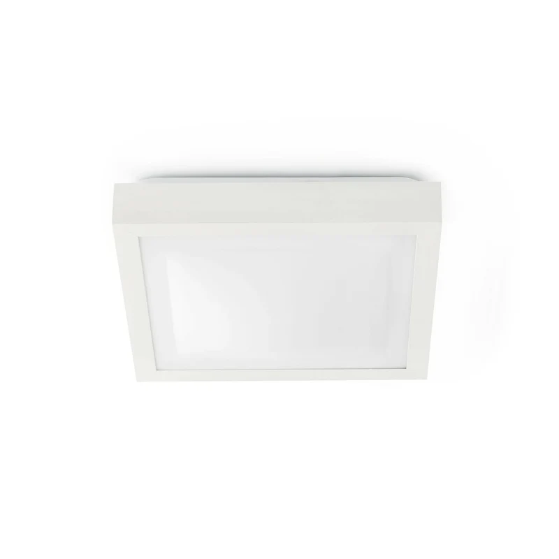 Lámpara de pared aplique Faro Tola E27 LED blanco mate IP44 62969
