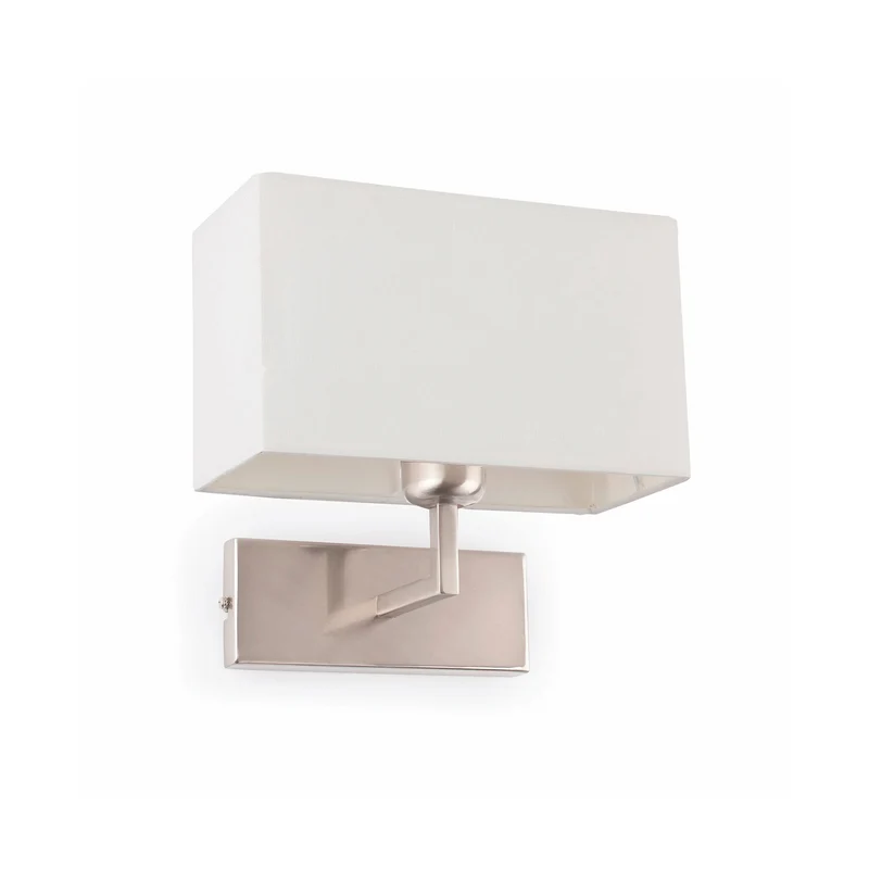 Lámpara de pared aplique Faro Roda E27 LED blanco 62988