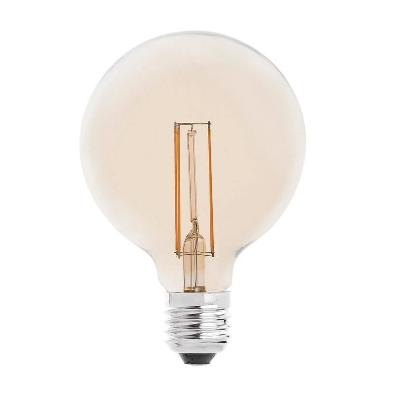 Bombilla LED Faro E27 filamento ámbar 4W 2200K 17429