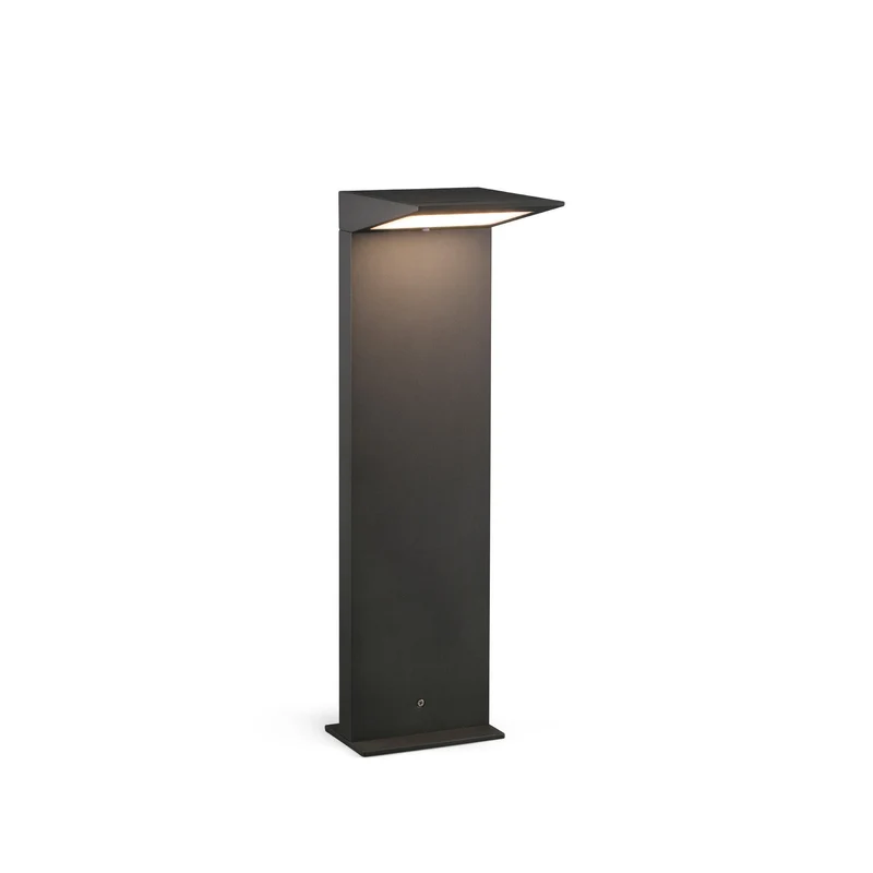 Baliza de exterior Faro Soleil 51cm LED gris oscuro 3000K IP54 opal 70785