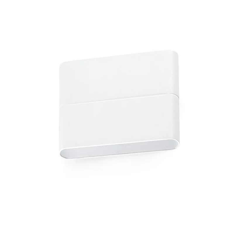 Aplique de exterior Faro Aday LED blanco mate 3000K IP54 opal 11cm 70644