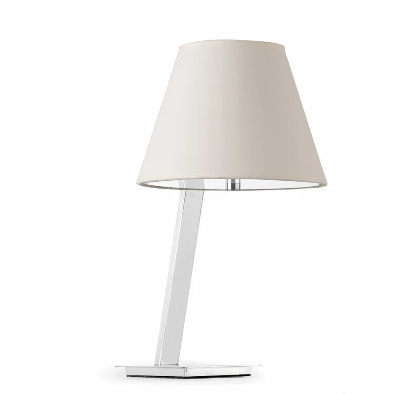 Lámpara de mesa Faro Moma E27 LED blanco 68500