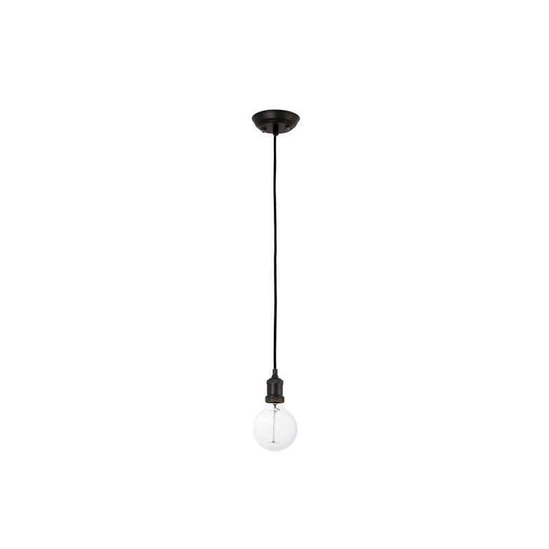 Lámpara de techo colgante Faro Art grande E27 LED negro 65134