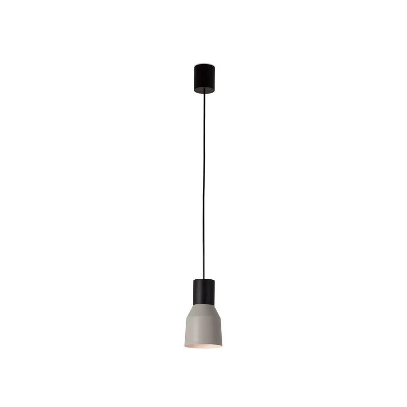 Lámpara de techo colgante Faro Kombo E27 LED gris 68591-1L