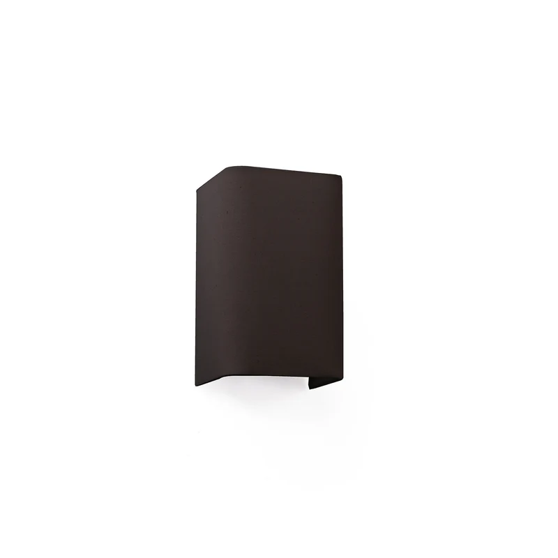 Lámpara de pared aplique Faro Cotton 1 luz E27 LED negro 66404 para dormitorio y pasillo