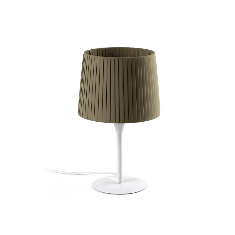 Lámpara de mesa Faro Samba E27 LED verde 64316-37