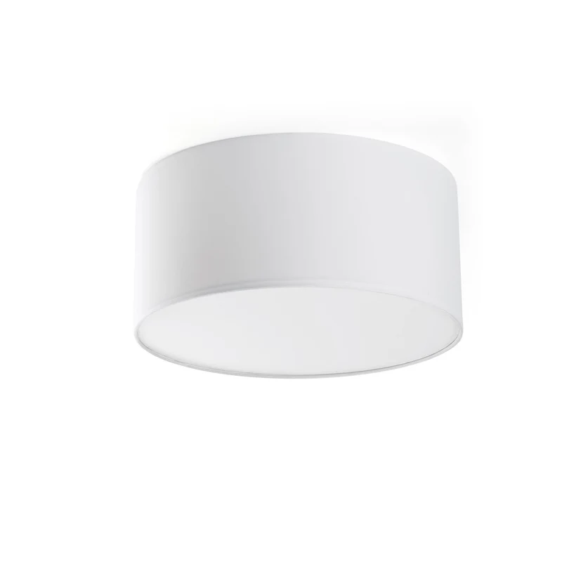Plafón de techo Faro Seven E27 LED blanco Ø40cm 68298