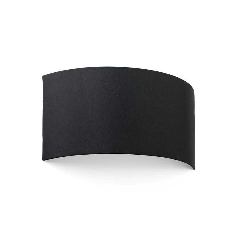 Lámpara de pared aplique Faro Cotton 2 luces E27 LED negro 66416