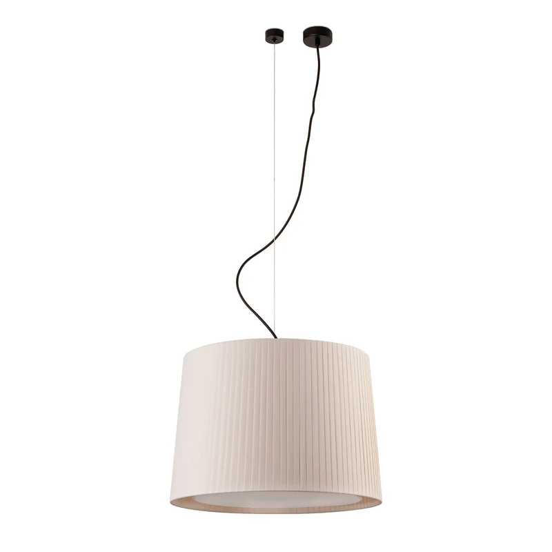 Lámpara de techo colgante Faro Samba E27 LED beige 64314-44