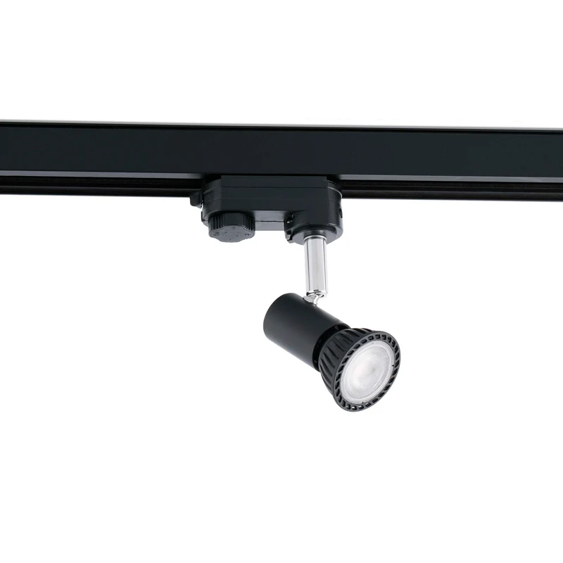 Foco de carril Faro Plot GU10 LED negro mate 64203