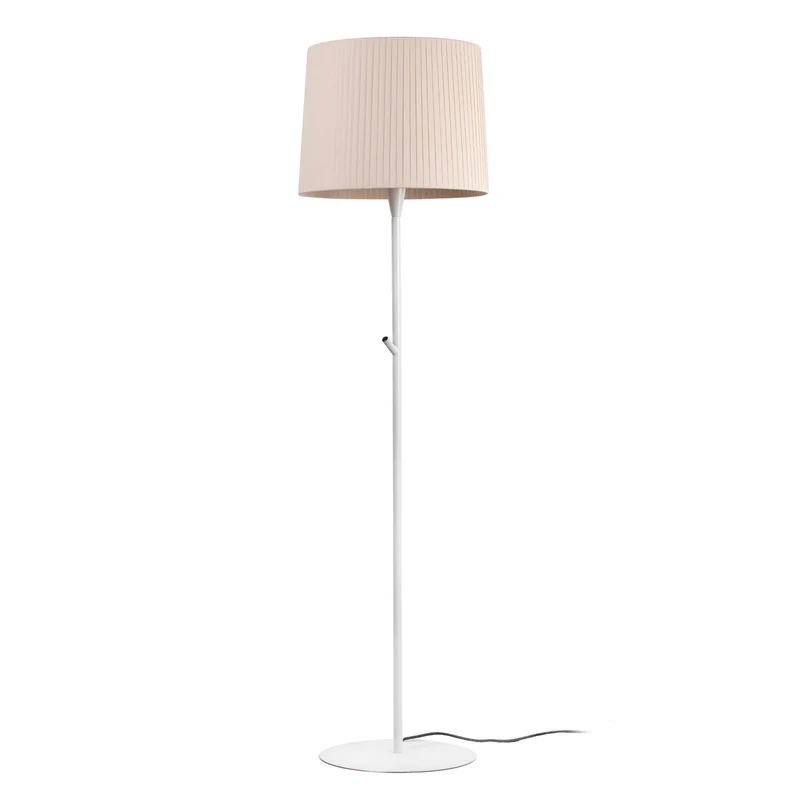 Lámpara de pie salón Faro Samba E27 LED beige 64312-41
