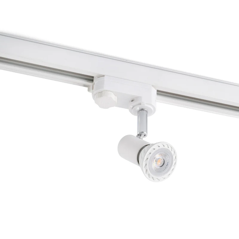 Foco de carril Faro Plot GU10 LED blanco mate 64202
