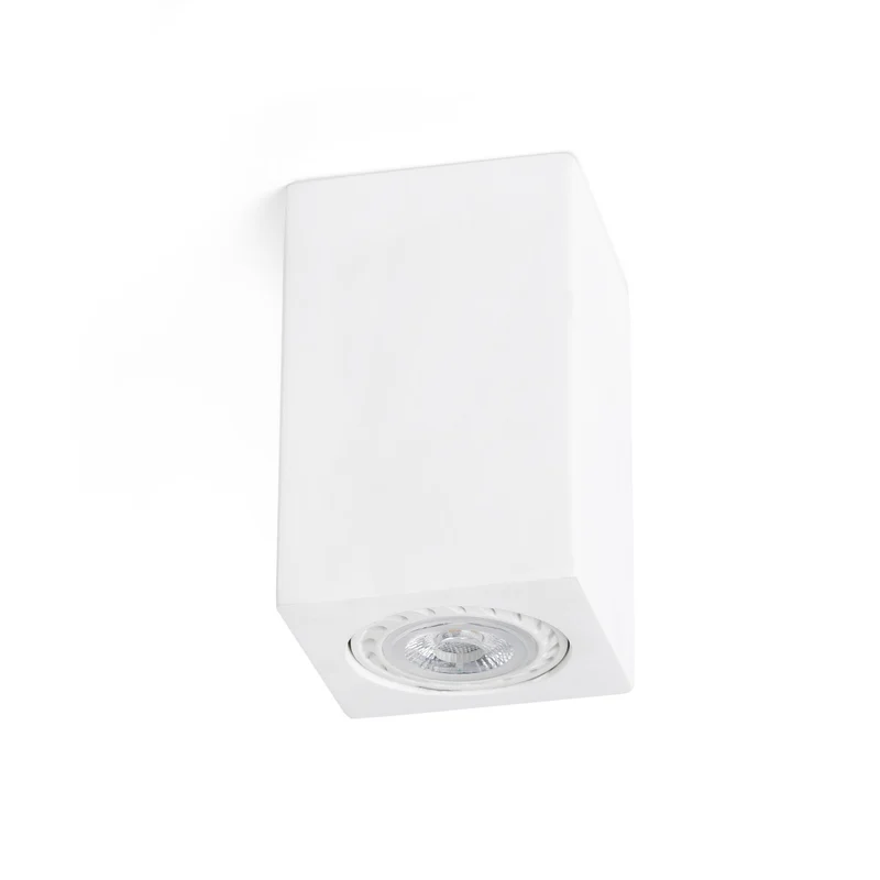 Plafón de techo Faro Sven GU10 LED blanco mate 63269