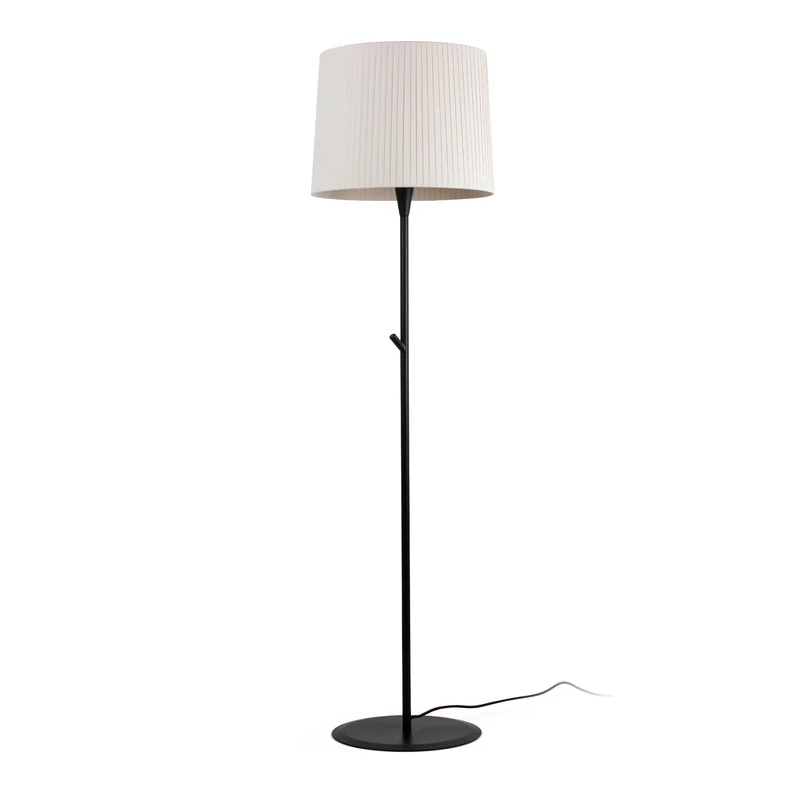 Lámpara de pie salón Faro Samba E27 LED beige 64313-41