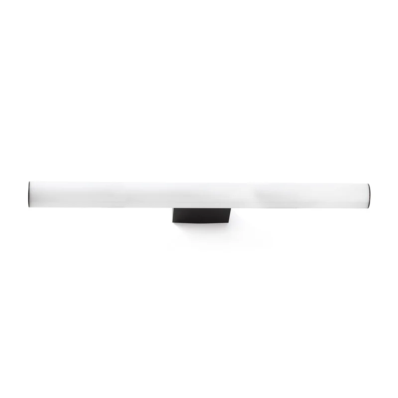 Lámpara de pared aplique Faro Volga LED negro mate 3000K IP44 63513