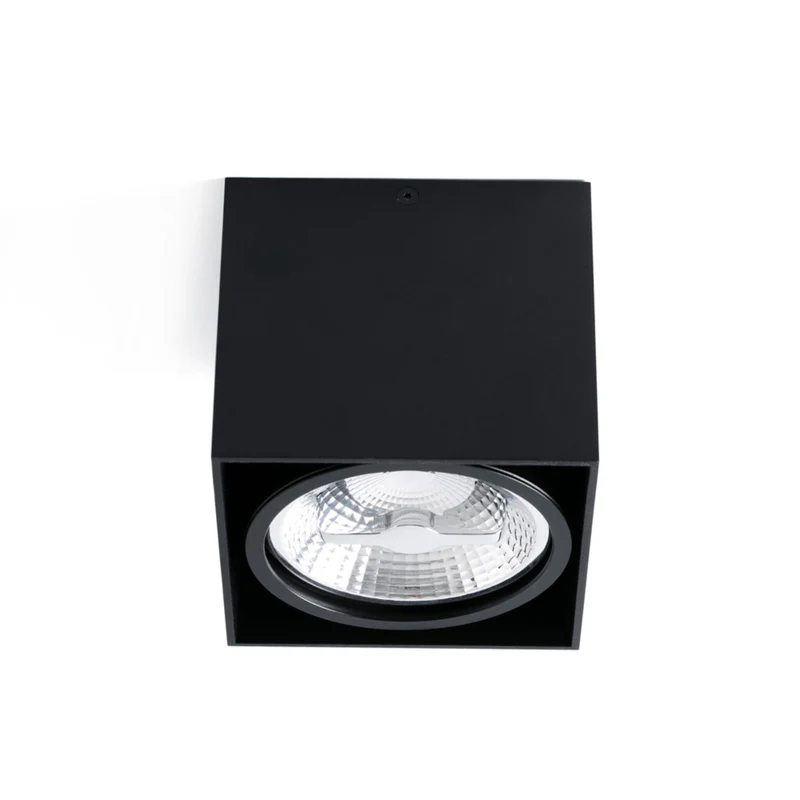 Plafón de techo Faro Tecto 1 luz GX53 LED negro mate 63275
