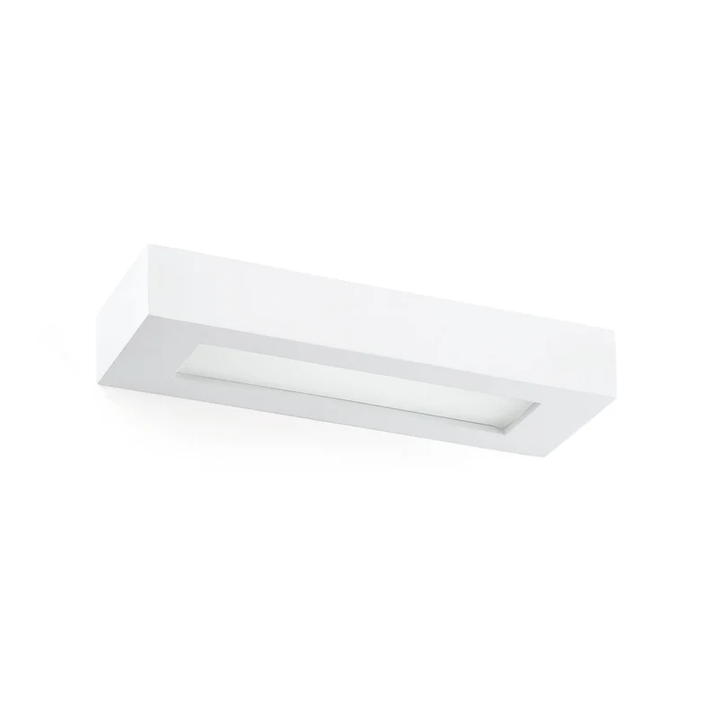 Lámpara de pared aplique Faro Olaf E14 LED blanco mate 63278