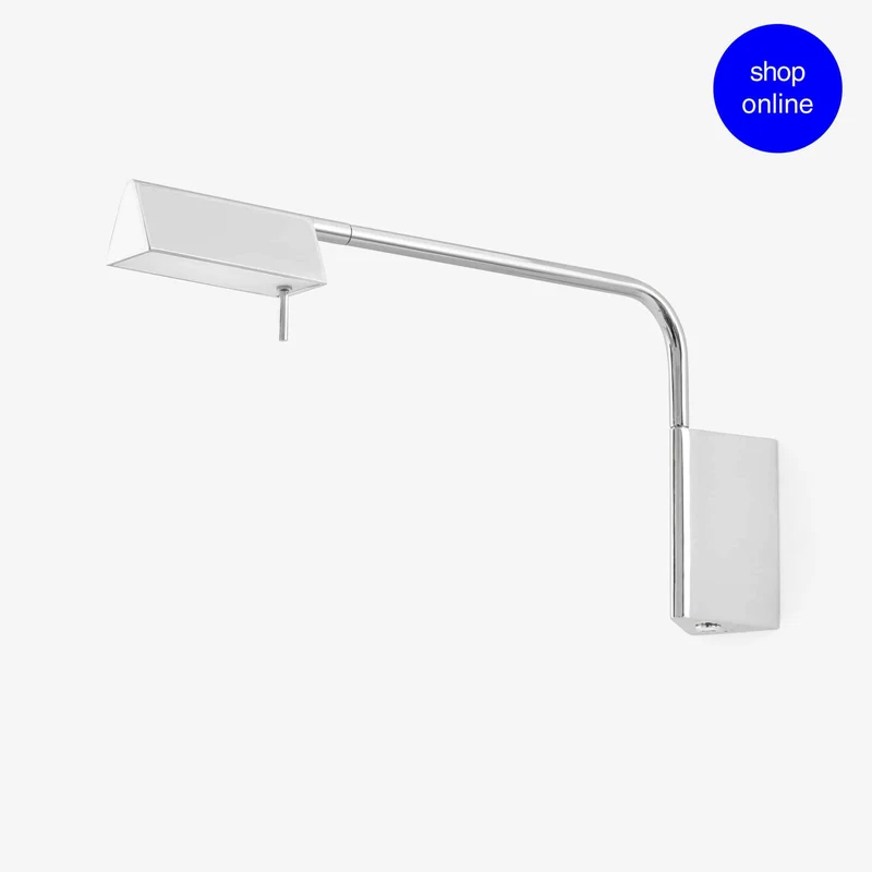 Lámpara de pared aplique Faro Academy LED cromo 3000K 28200
