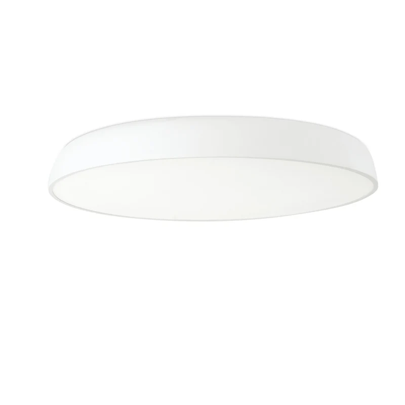 Plafón de techo Faro Mega LED blanco mate 2700K regulable Ø75cm 63410 para salón y comedor
