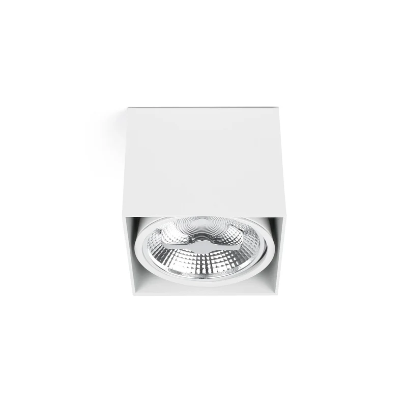 Plafón de techo Faro Tecto 1 luz GX53 LED blanco mate 63274