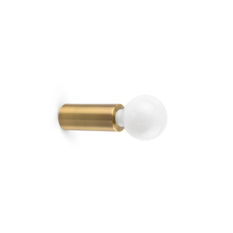Lámpara de pared aplique Faro Ten E27 LED oro viejo 62172
