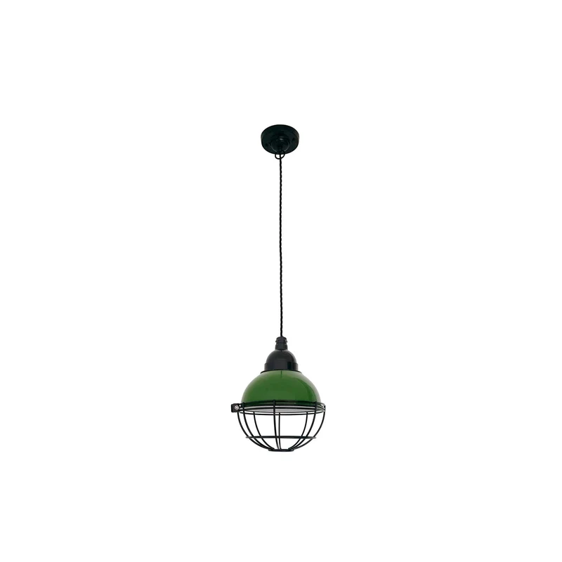 Lámpara de techo colgante Faro Claire E27 LED verde 62803