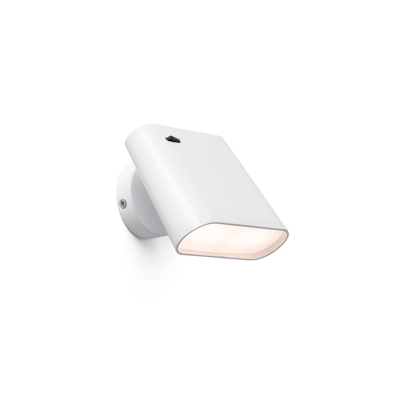 Lámpara de pared aplique Faro Aurea LED blanco mate 2700K 62115