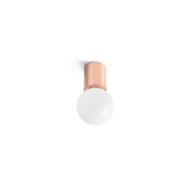Lámpara de pared aplique Faro Ten E27 LED cobre brillo 62154