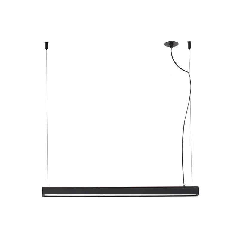 Lámpara de techo colgante Faro Vico LED negro mate 2700K regulable 61105