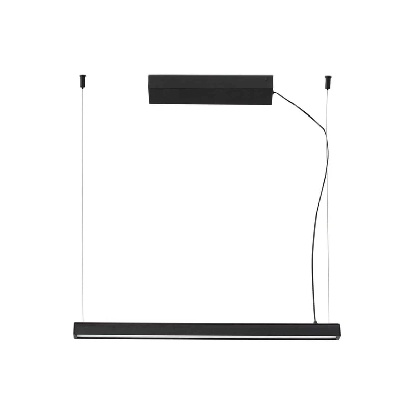 Lámpara de techo colgante Faro Vico LED negro mate 2700K regulable 61101