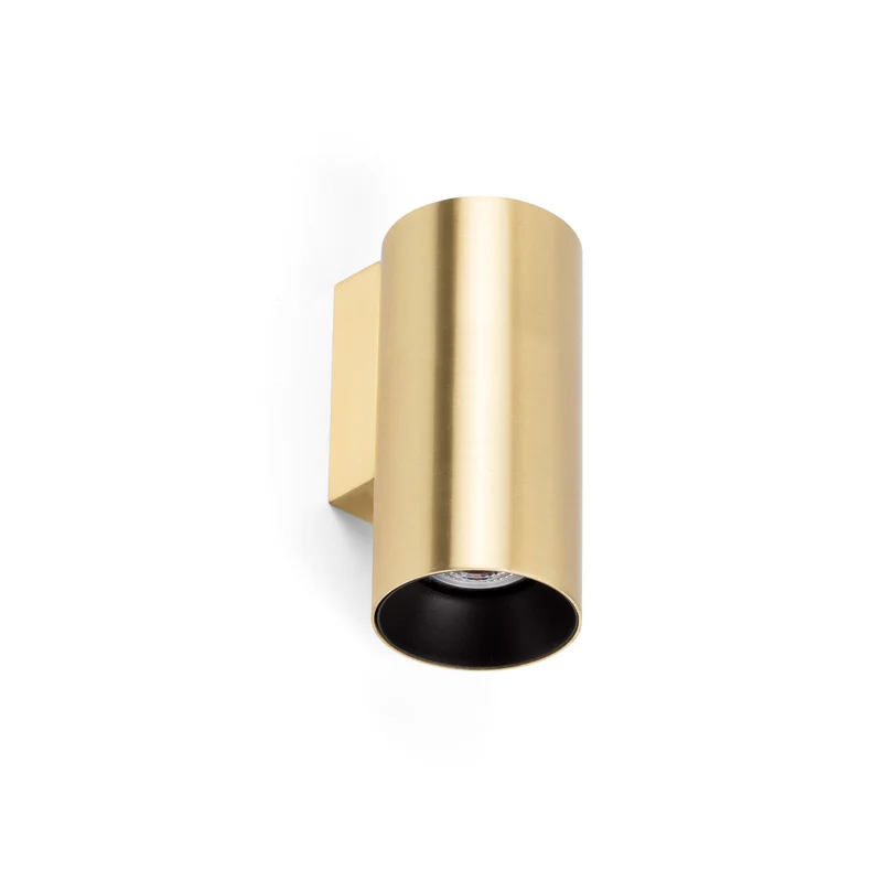 Lámpara de pared aplique Faro Stan GU10 LED oro satinado 43759