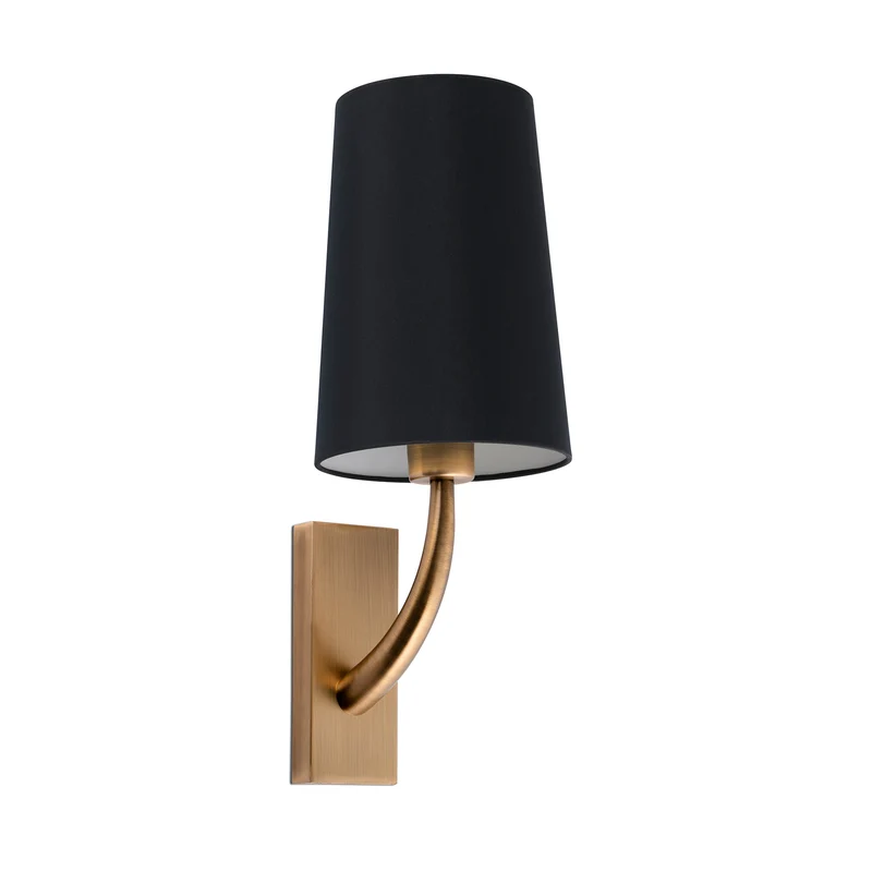 Lámpara de pared aplique Faro Rem E27 LED negro 29681-21