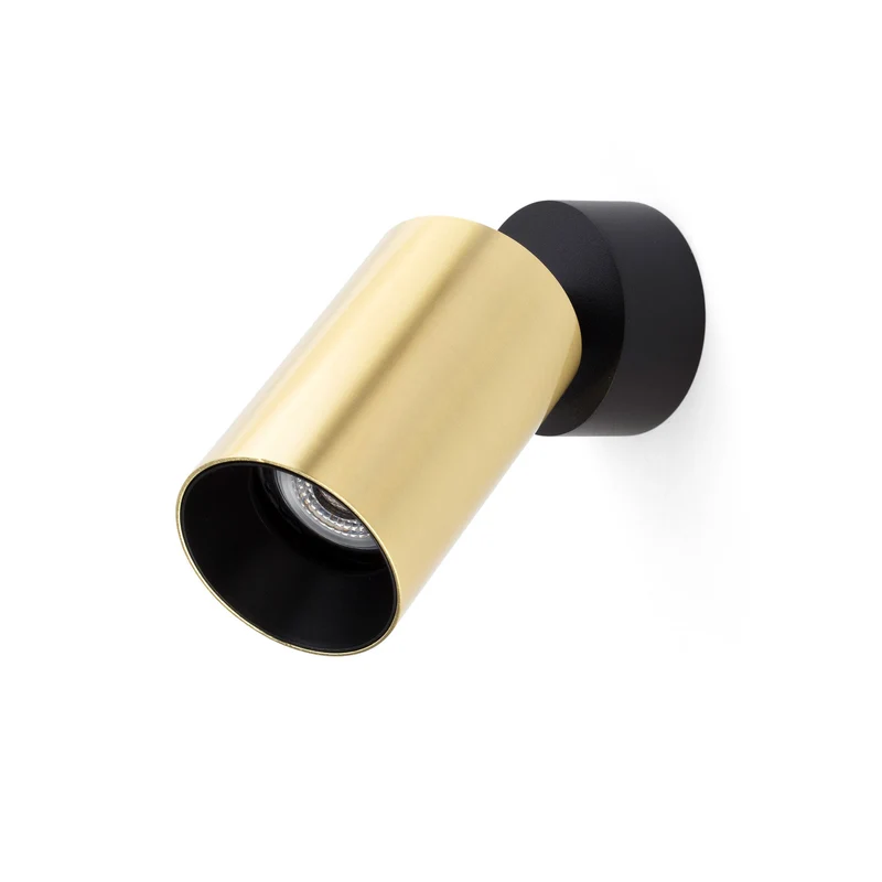 Lámpara de pared aplique Faro Stan GU10 LED oro satinado 43762